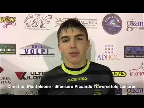 Monteleone dopo partita con Castelnovese Meletolese Juniores Regionale. 16/12/2017