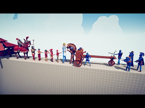 Ancient Team Vs Renaissance Team - Totally Accurate Battle Simulator | TABS