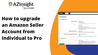 Upgrading your Amazon Seller account from an individual to pro