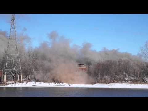Island Station powerplant demolition