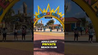 How to Find the Secret Adult-Only Beach at Celebration Key #shorts #celebrationkey #carnivalcruise