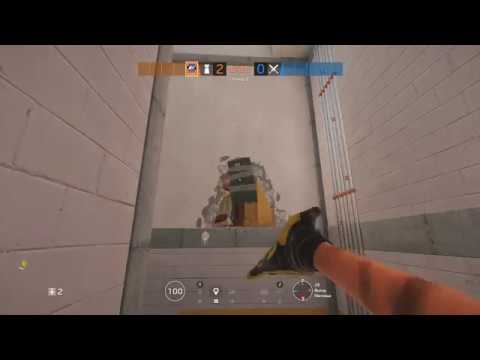 How to throw c4 on the map of Consulate of plant "b" in the garage.