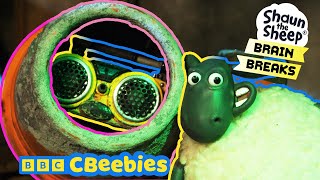 Dance and Freeze Round 1 | Shaun The Sheep Brain Breaks | CBeebies