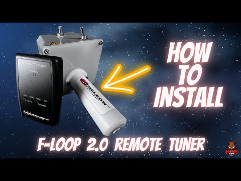 Chameleon Antenna CHA F-Loop 2.0 Remote Tuner Installation Demonstration