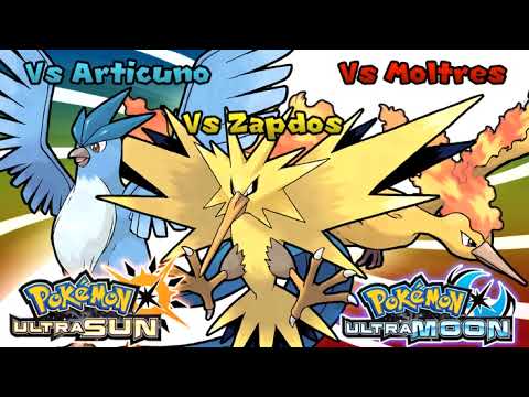 10 Hours Battle! Articuno Zapdos Moltres Music - Pokemon UltraSun & UltraMoon Music Extended