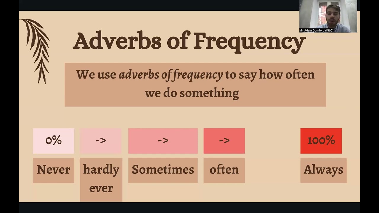 Lesson 5 2D Adverbs of Frequency