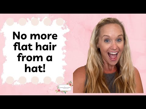 How to Prevent Flat Hat Hair| Jenny Brereton