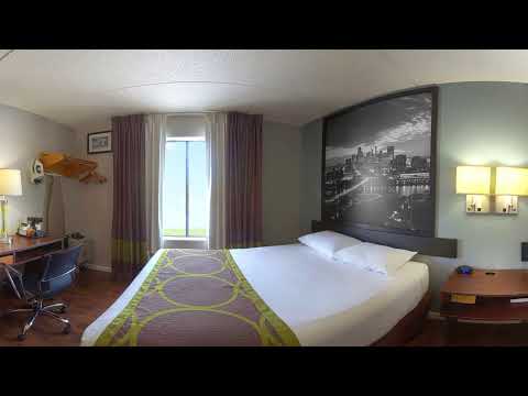 Super 8 Redesigned Hotel Guest Room – Double 360 Interactive
