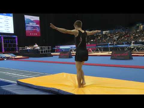 Kristof Willerton - GOLD - Snr Men - 2019 British Tumbling Championships