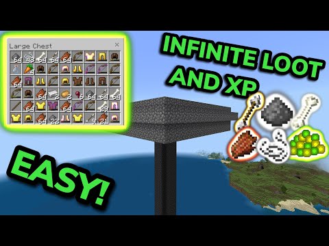 EASY 1.20 MOB AND XP FARM TUTORIAL in Minecraft Bedrock (MCPE/Xbox/PS4/Nintendo Switch/Windows10)