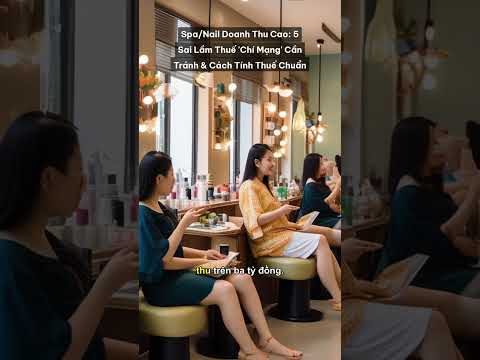 [Chi tiết] Spa/Nail Doanh Thu Cao: 5 Sai Lầm Thuế 'Chí Mạng' C... #Shorts