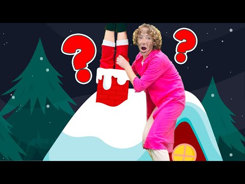 Spielspaß mit Nicole - Der Weihnachtsmann steckt im Schornstein fest - Spielzeugvideo für Kinder