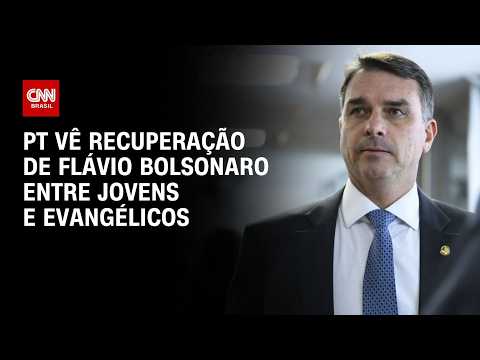 Eleições 2026: PT vê recuperação de Flávio Bolsonaro entre jovens e evangélicos | CNN PRIME TIME