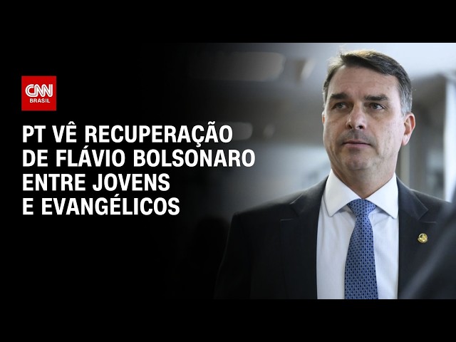 Eleições 2026: PT vê recuperação de Flávio Bolsonaro entre jovens e evangélicos | CNN PRIME TIME