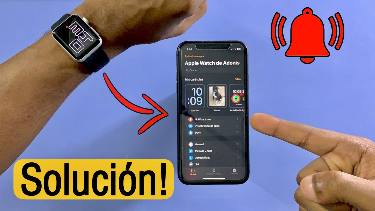 ¿Cómo recibo notificaciones en Apple Watch 4?