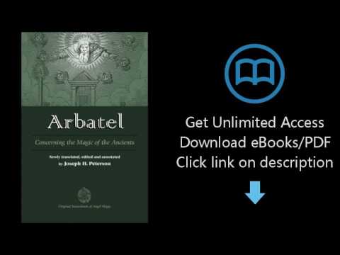 Download Arbatel: Concerning the Magic of Ancients [P.D.F]
