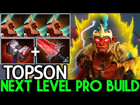 TOPSON [Troll Warlord] King of Outplay with Next Level Build 7.26 Dota 2