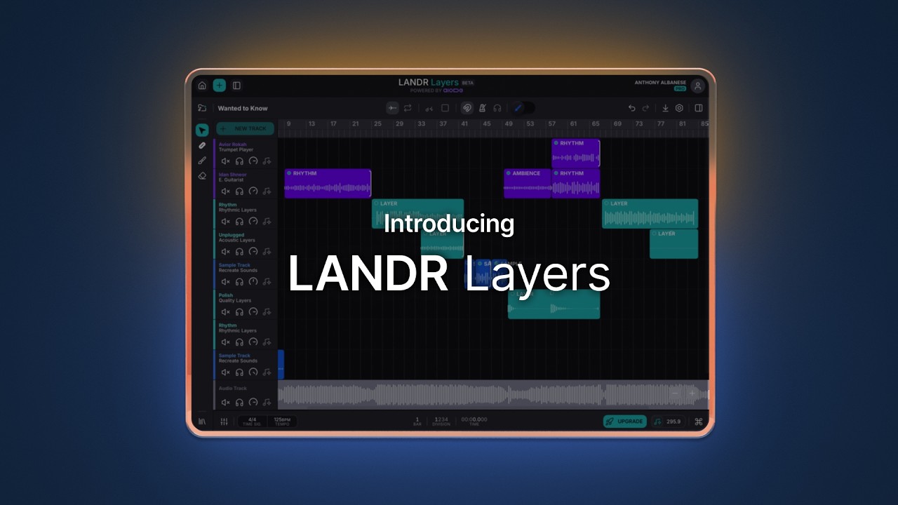 Introducing LANDR Layers: The AI Stem Generator That Listens to Your Music