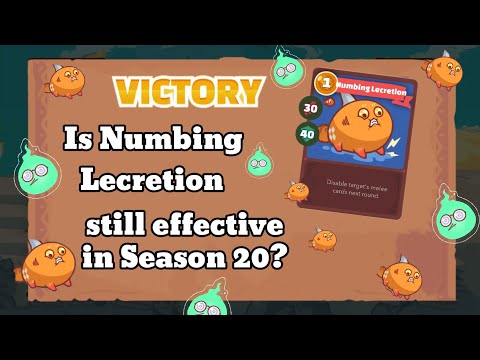 Numbing Lechon (Numbing Lecretion) still effective to win in Season 20 -Axie Infinity