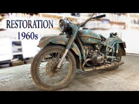 Restorasi motor tua dari tahun 1960an |  Old Soviet motorcycle full Restoration