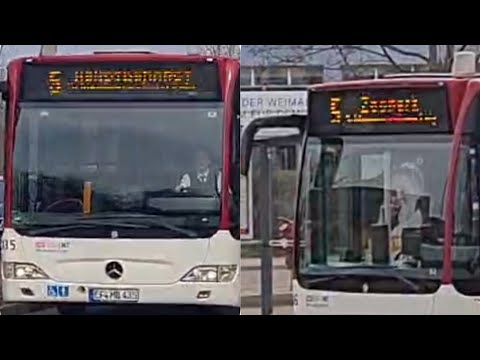 Mitfahrt im SEV für die Linie 5 in Erfurt