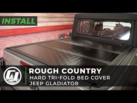 2020-2021 Jeep Gladiator Install | Rough Country Bed Cover