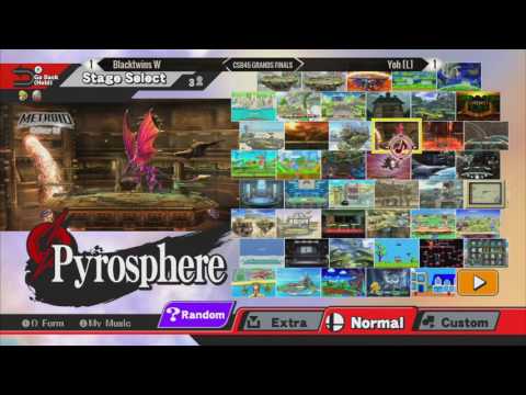 CSB 45 - Yoh (Cloud, Mario) vs LGS EMG Blacktwins (Sheik) - SSB4 Grand Finals