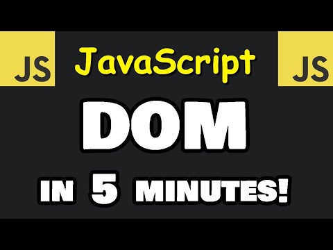 The JavaScript DOM explained in 5 minutes! 🌳