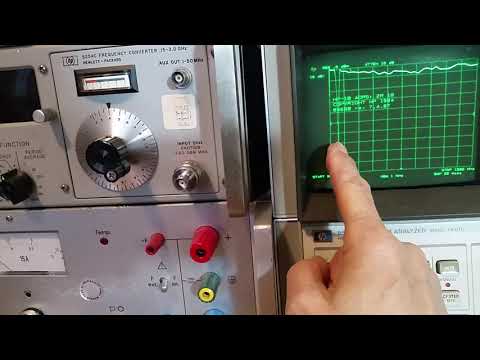 Prova Strumentale su di un filtro Elimina Banda tarato sulla gamma Broadcaster  FM 88 -108 Mhz.