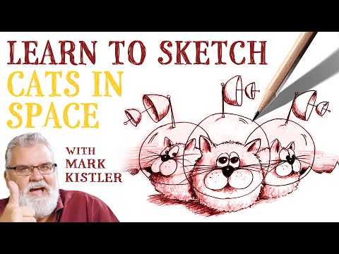 Learn to Sketch Cats in Space with Mark Kistler