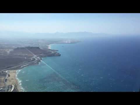 Cockpit View: Landeanflug auf Kreta