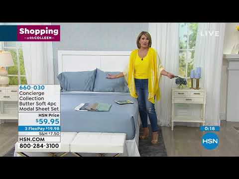 Concierge Collection Butter Soft 4piece Modal Sheet Set