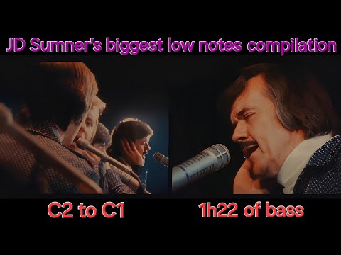 JD Sumner BIGGEST low notes compilation (C2 to C1)