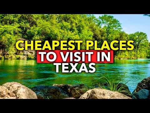 Top 9 CHEAPEST Places in Texas to Visit  | Travel Video