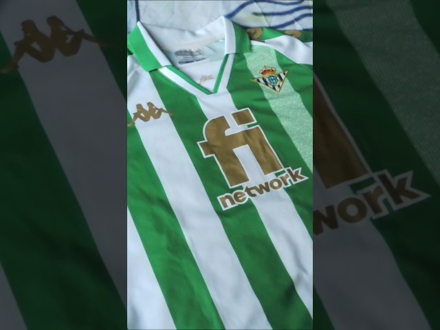 Vídeo relacionado con Copa Football - Camiseta de Fútbol - Hombre - Real Betis 1958/59 - Retro - Manga Corta - Verde/Blanco - 100% algodón Flameado - Talla S