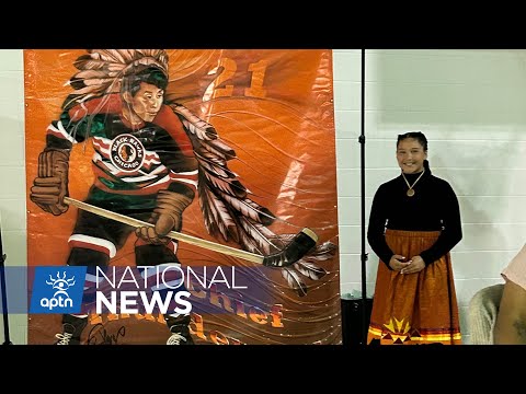 Special event honours the late NHL legend Fred Sasakamoose | APTN News