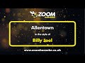 Billy Joel Allentown Karaoke Version From Zoom Karaoke