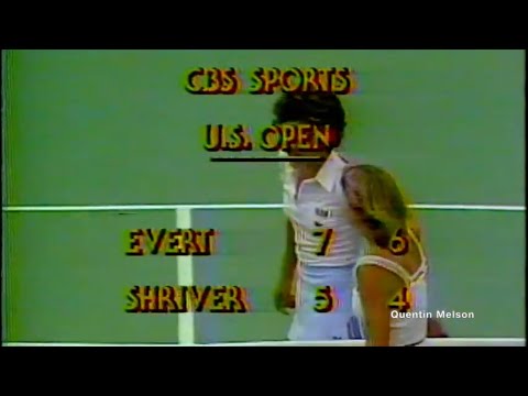Chris Evert Defeats Pam Shriver at U.S. Open (September 9, 1978)
