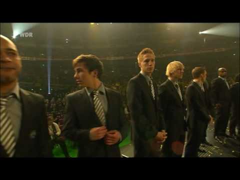 100 Jahre BVB Feier  Die Mannschaft