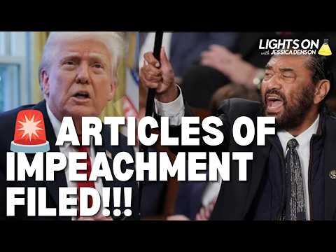 ICE KILLINGS BREAKING: NEW Trump IMPEACHMENT Filed, LIVE with Rep. Al Green | Lights On with Jessica Denson