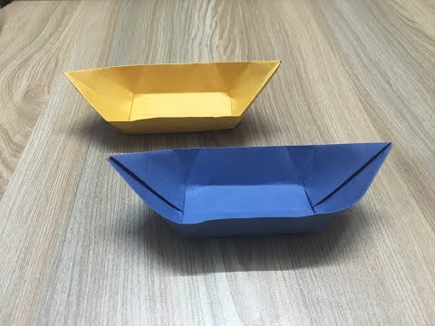 How to make a paper Boat Canoe | Easy Fun Crafts for Kids