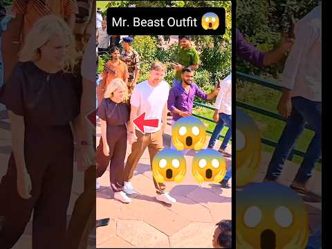 YouTube · Outfitking8521 — Gaya santai MrBeast dan istrinya bikin pengen tiru! T-shirt putih, celana cokelat, dan sneake...