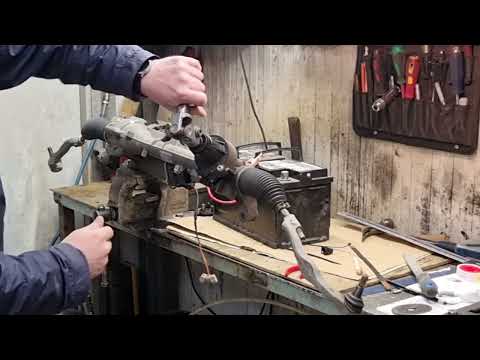 VW Transporter T6.1 electric power steering rack - bench test