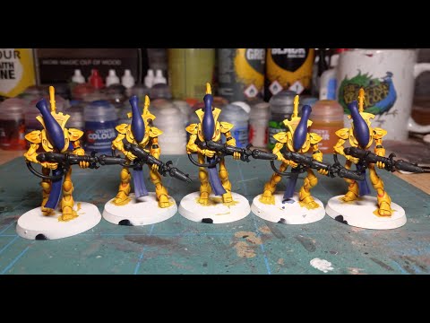 Contrast Painting A Warhammer 40K Iyanden Wraith Army | Hobby Chat