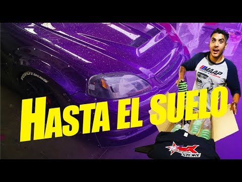 Installing coilovers on a Honda Civic PC002 / Marco MAAP Carshop