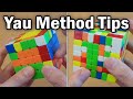 Rubik's Cube: 6 Tips to Be Faster with the Yau Method! [Big Cubes]