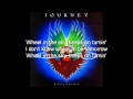 Journey-Wheel in the Sky (lyrics on screen) 