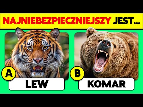 🧠 Jak Dobrze Znasz ZWIERZĘTA? 🦁🐻🐳 45 Pytań o Zwierzętach
