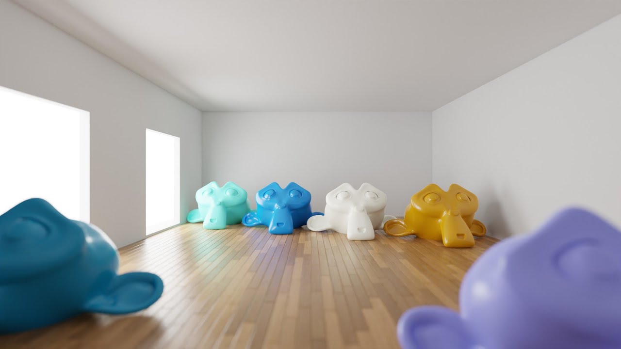 Blender 2.8 Luxcore Random Texture / Shader Tutorial