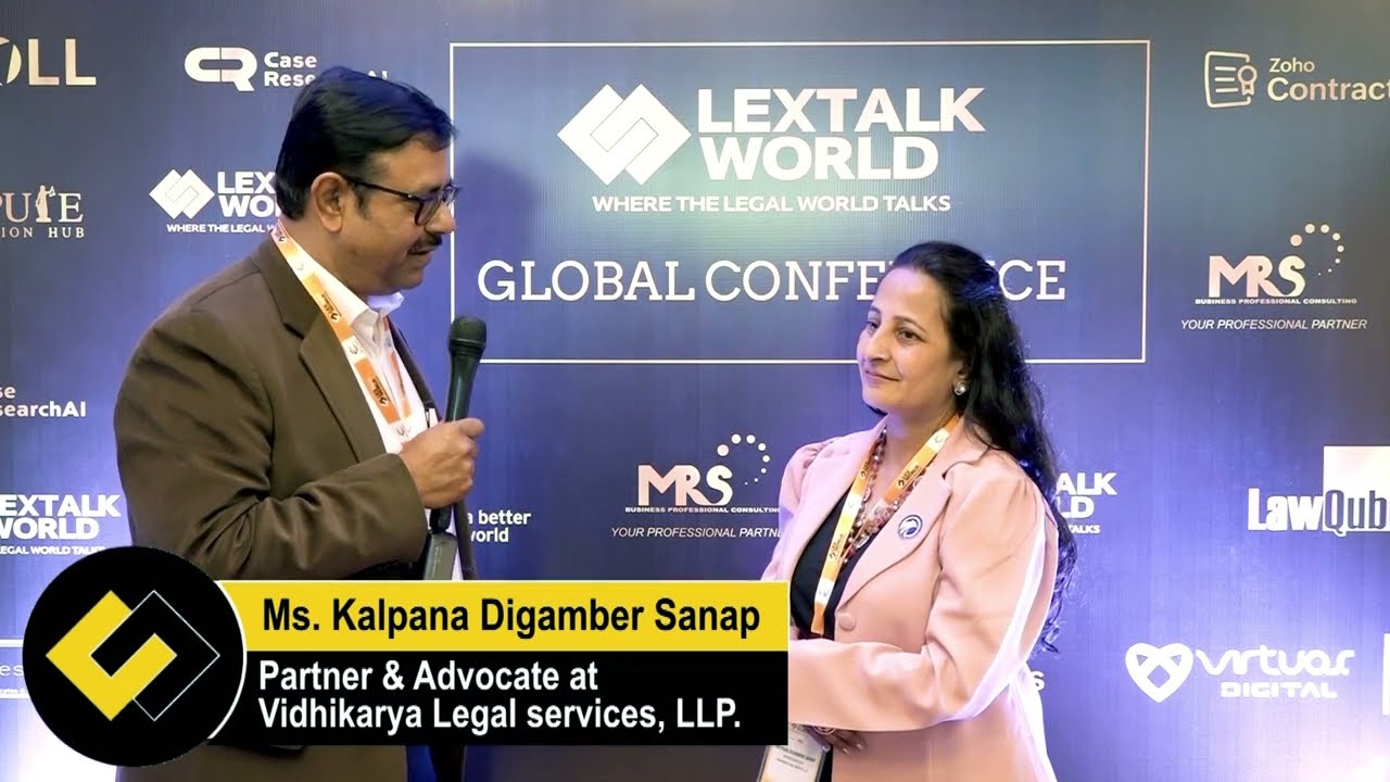 Kalpana Digamber Sanap Shares her  experiences at LexTalk World Conference, India  2024